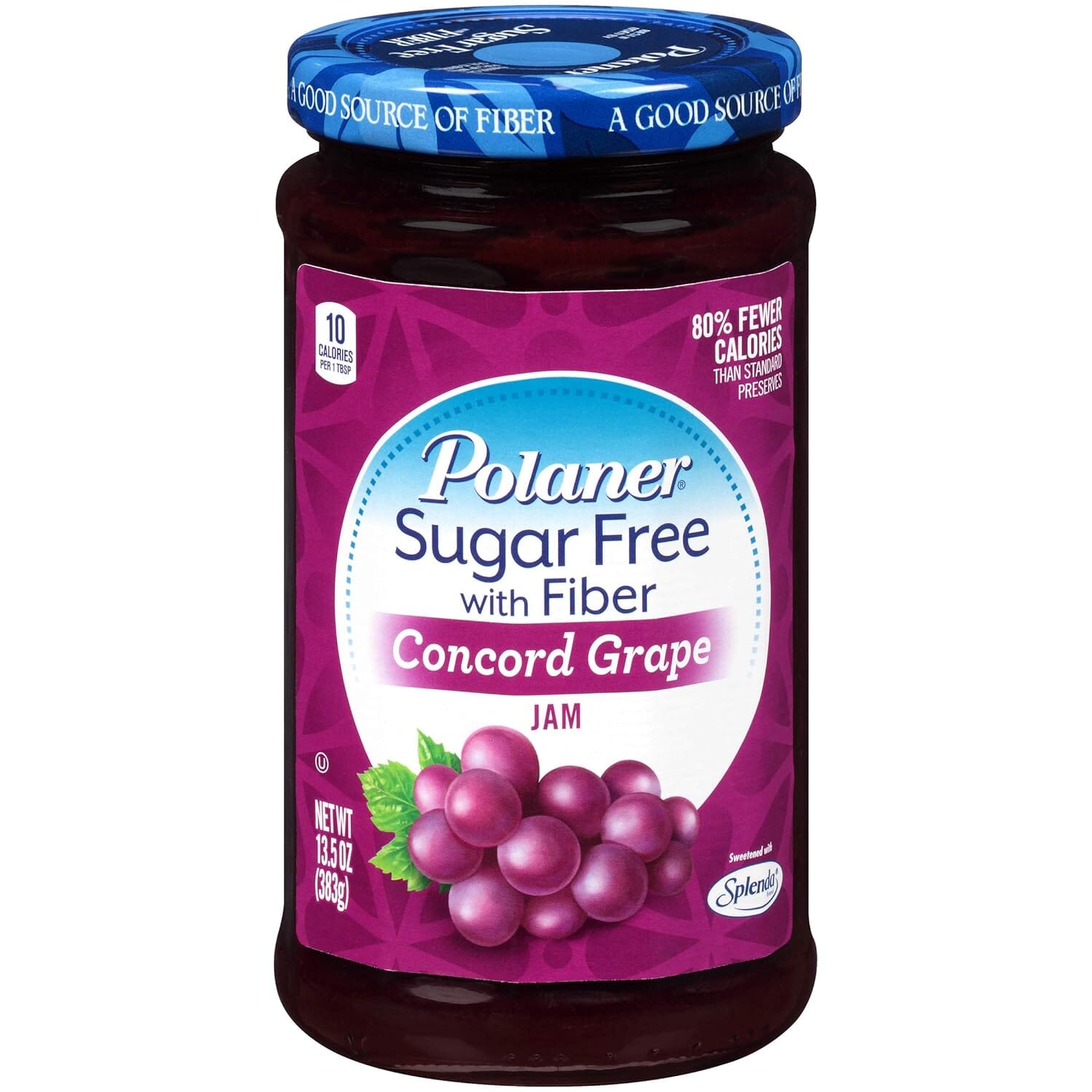 Polaner Sugar-Free with Fiber, 13.5 Ounce