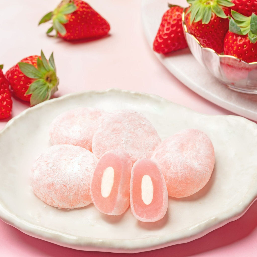 Seiki Japanese Mochi, Strawberry Chocolate, 10.93 Ounce, 18 pieces
