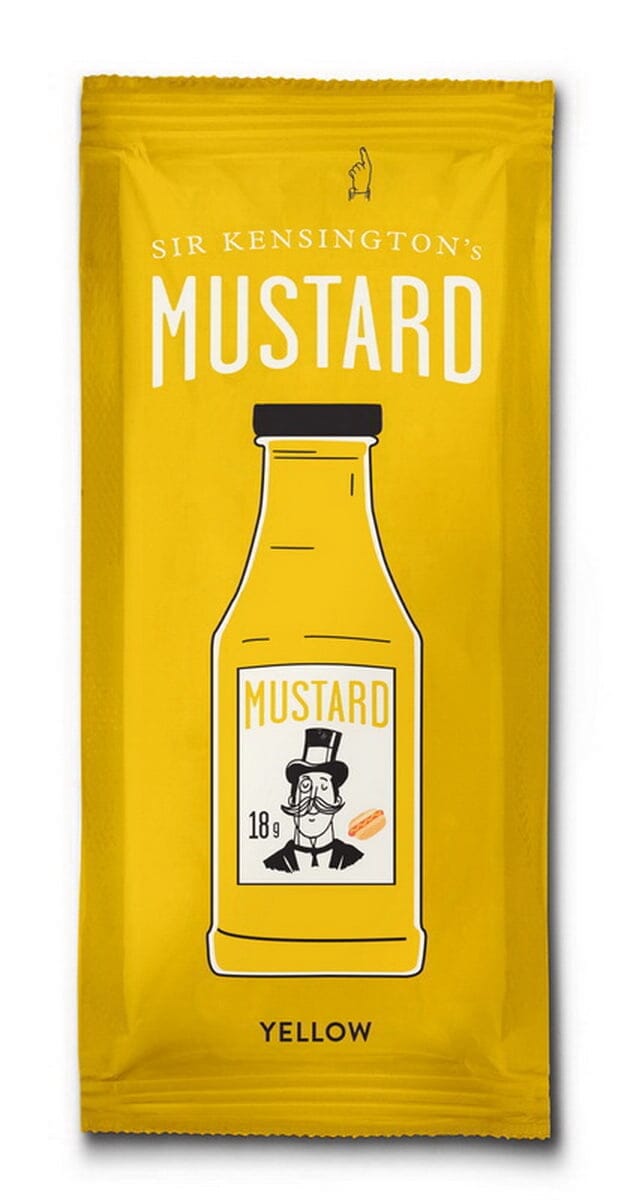 Sir Kensington s Yellow Mustard, 15 Gram Packet , 600 per case