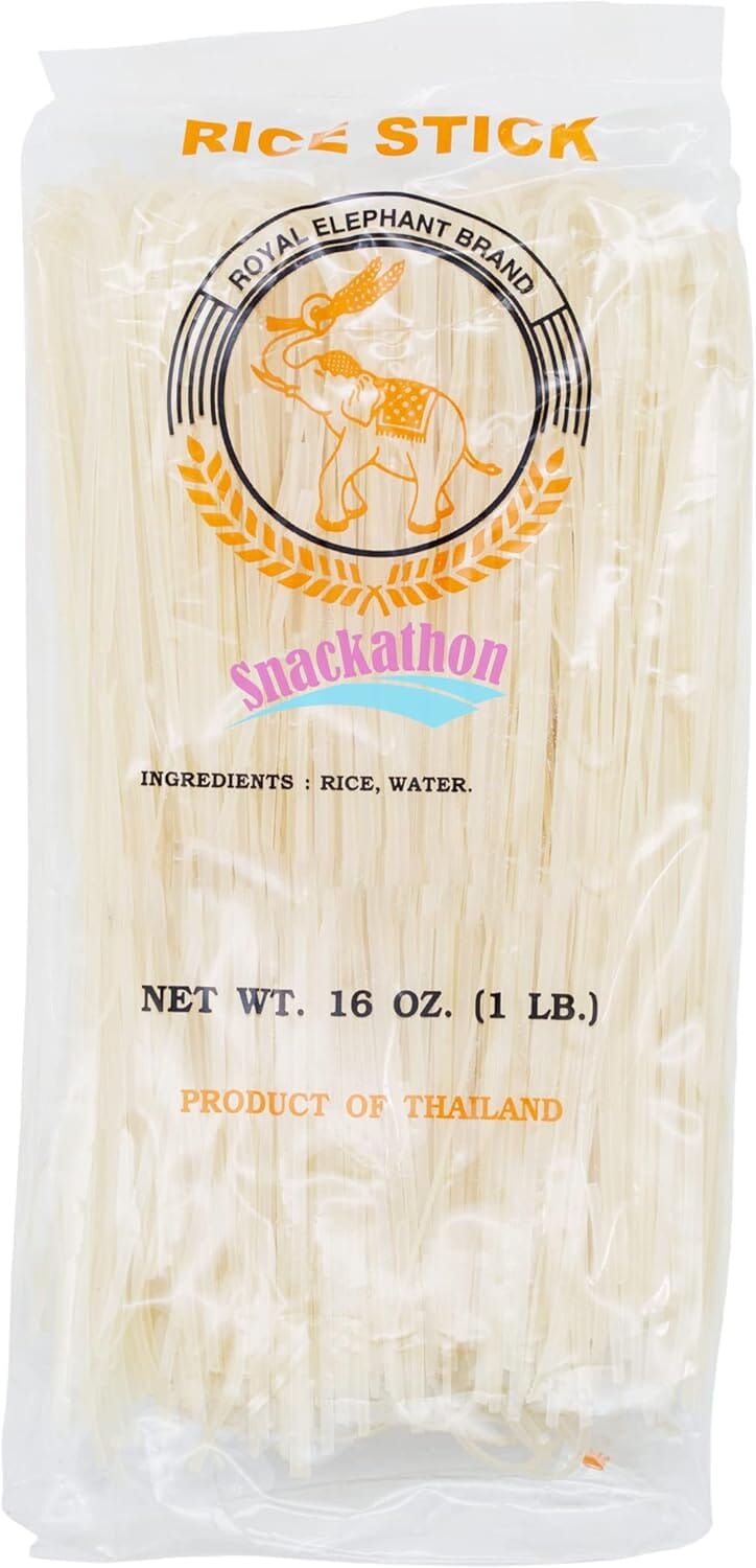 Snackathon Pad Thai Rice Stick Noodles, 16 Ounce Each