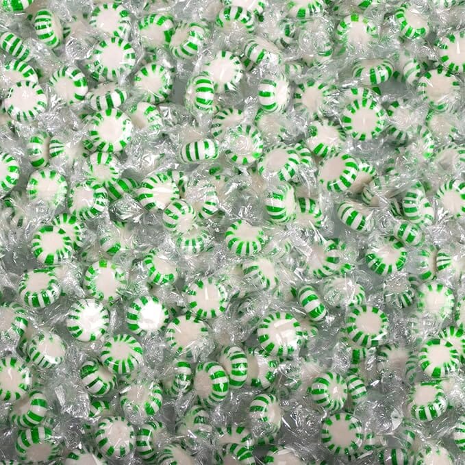 Snackathon Starlight Candy, Individually Wrapped, Spearmint, 6 Pound