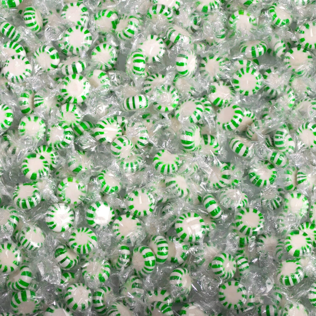 Snackathon Starlight Spearmint Candy – Individually Wrapped Mints (1 Pound Bag)