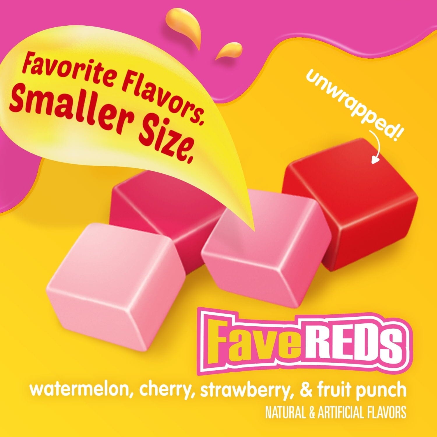 Starburst Favereds Minis Fruit Chewy Candy Grab N Go, 8 Ounce