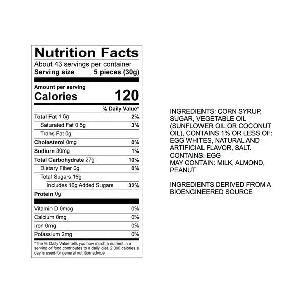 Sweet's Candy Company Salt Water Taffy, Vanilla, 3 Pound