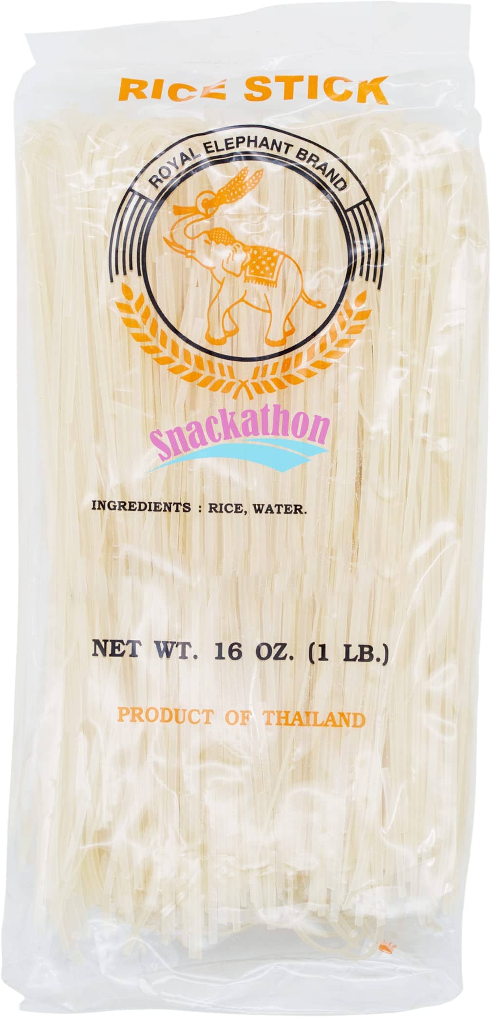 Pad Thai Rice Stick Noodles Variety Pack (1mm, 3mm, 5mm and 10mm Width), Pack of 4 (16 Ounce each)