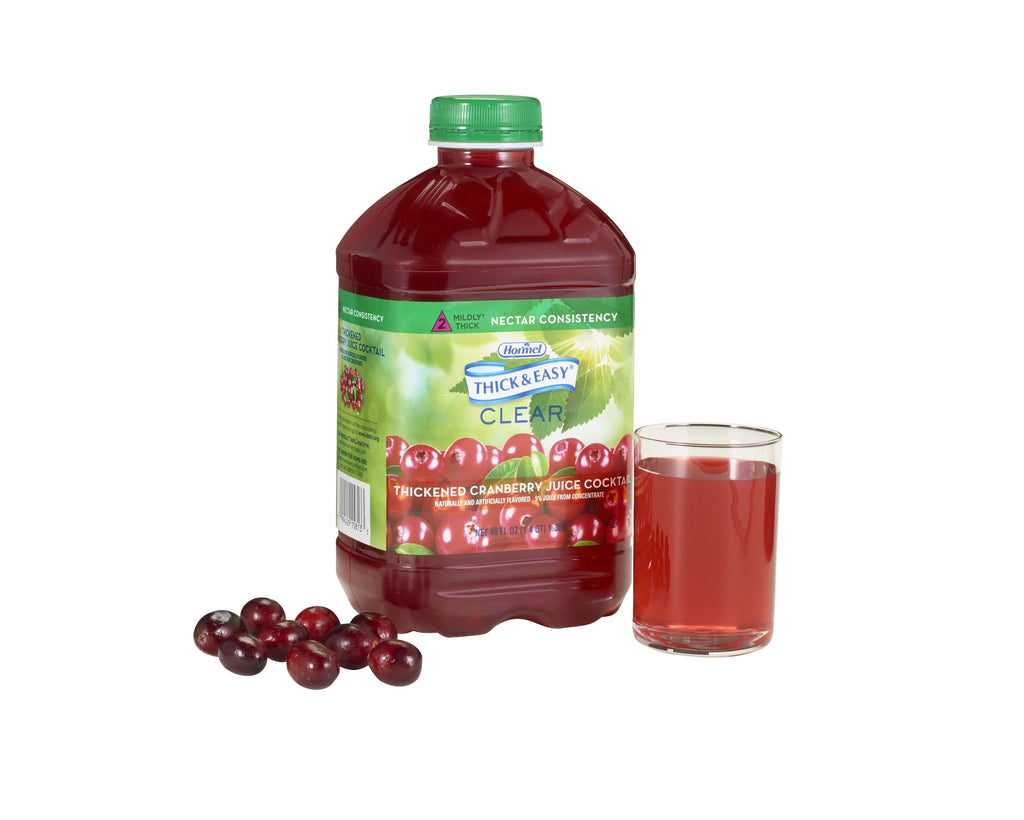 Thick & Easy Clear Thickened Beverage 46 Ounce, Cranberry Juice Cocktail