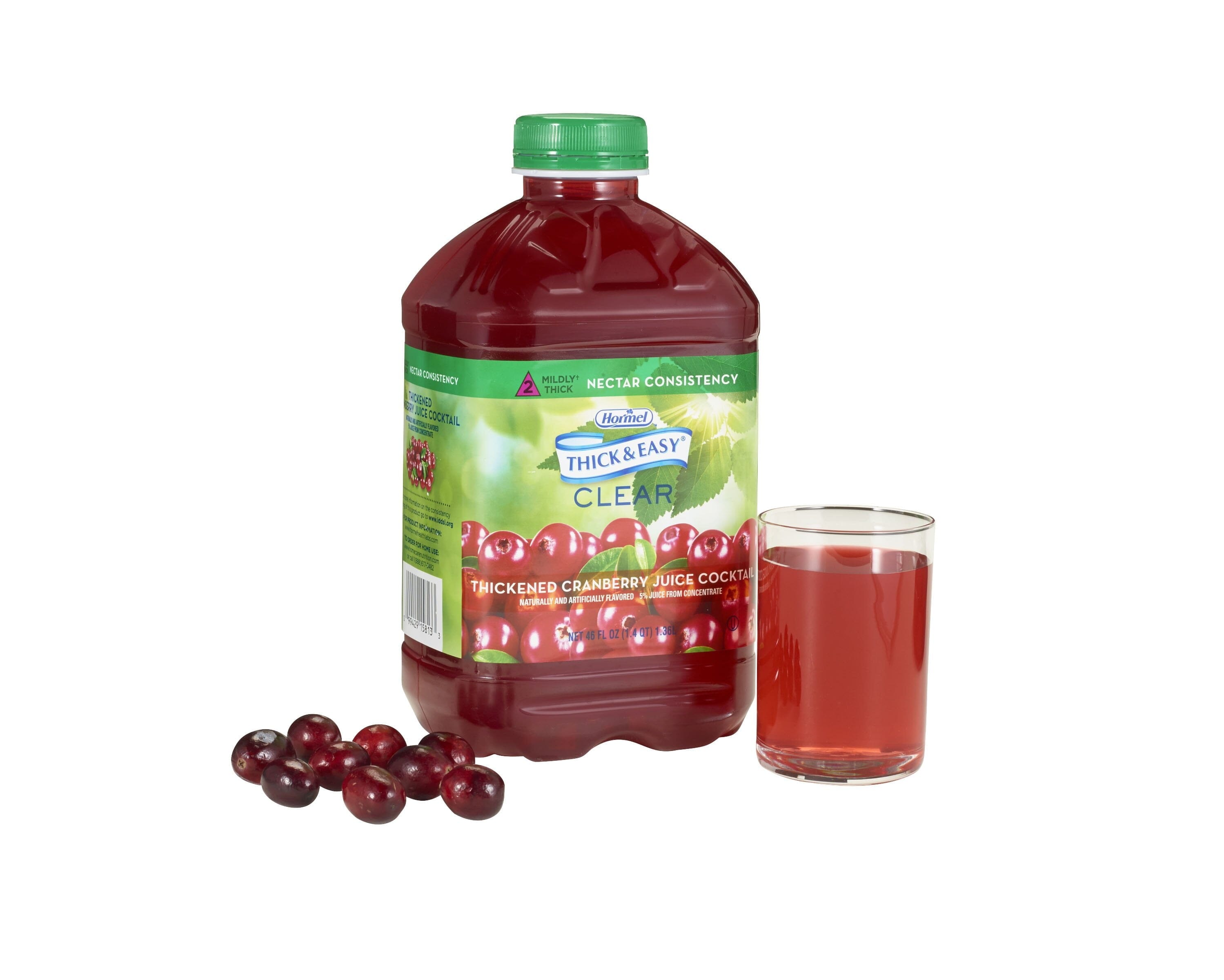 Thick & Easy Clear Thickened Beverage 46 Ounce, Cranberry Juice Cocktail