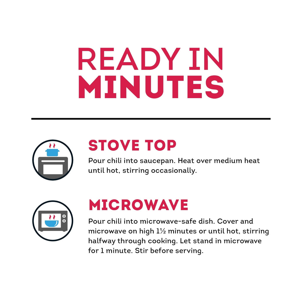 Wendy's Chili With Beans, Canned Chili, 15 Ounce