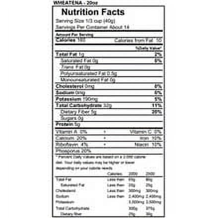 Wheatena Toasted Wheat Cereal, 20 Oz