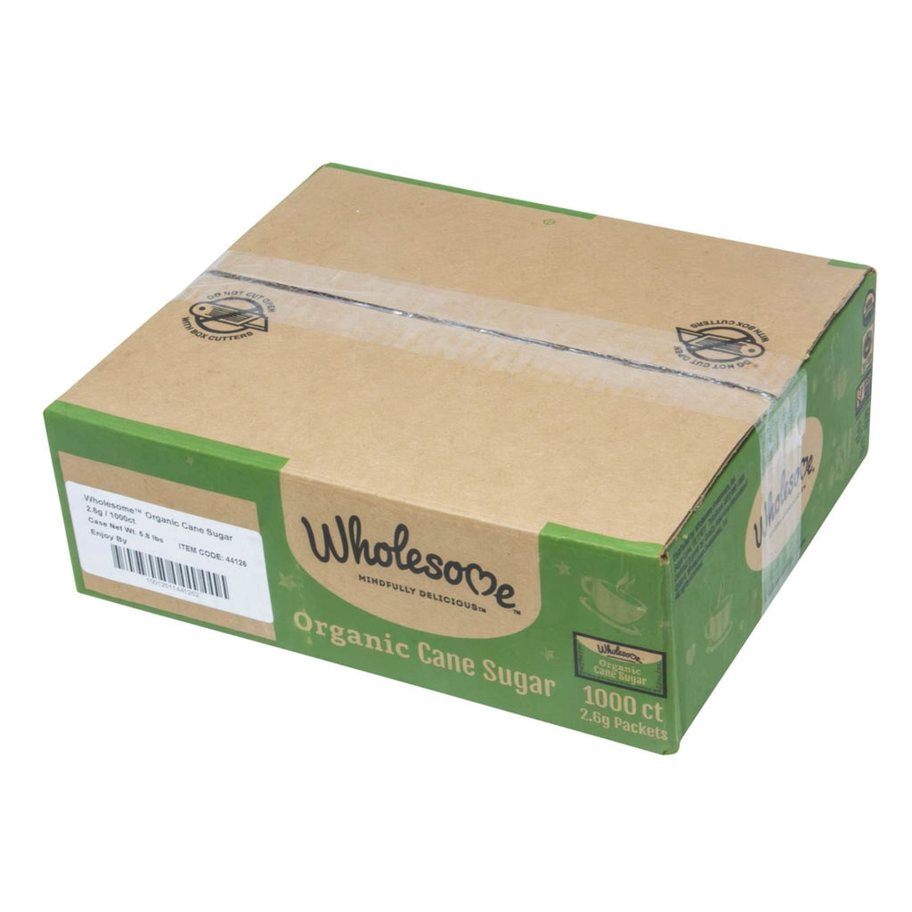 Wholesome Sweeteners, Fair Trade Organic Cane Sugar, 1000 Count
