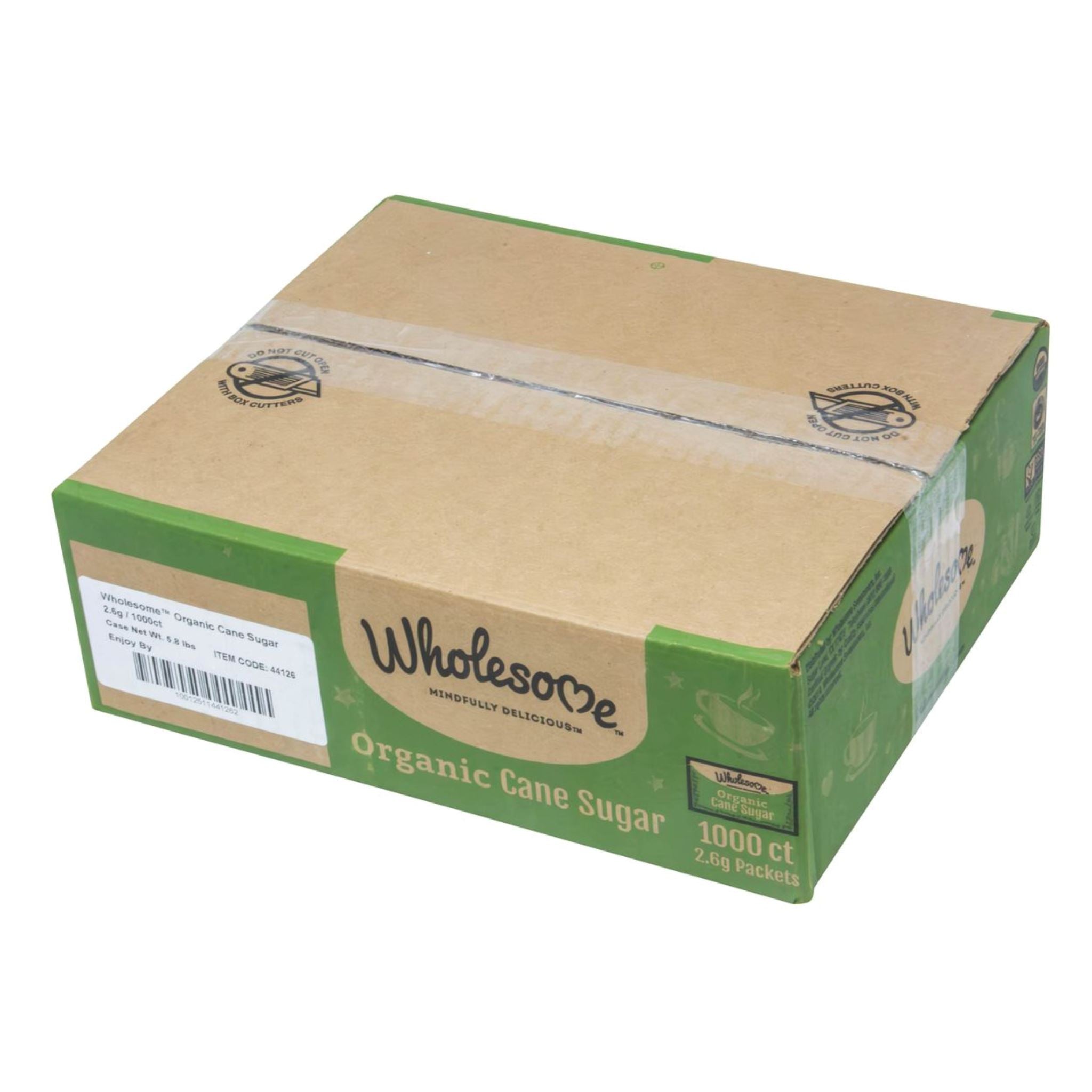 Wholesome Sweeteners, Fair Trade Organic Cane Sugar, 1000 Count