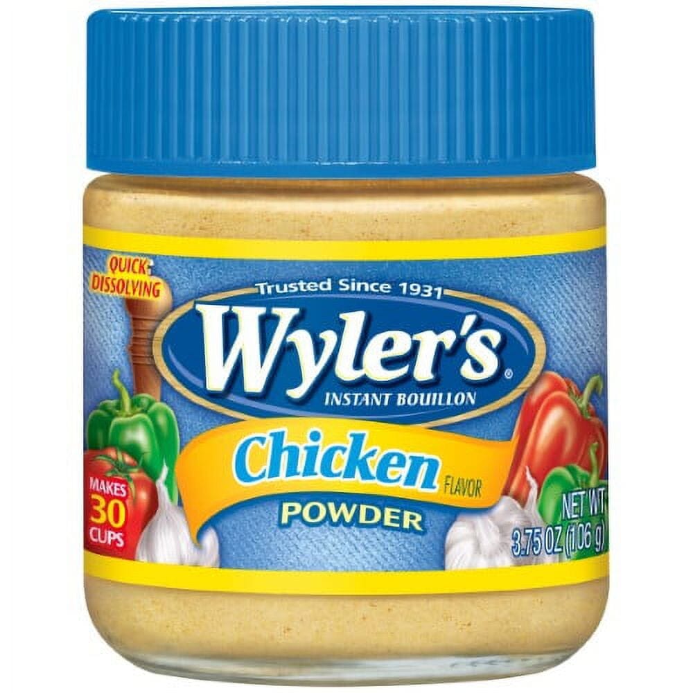 Wyler's Instant Bouillon Chicken Powder Chicken, 3.75 Ounce (Pack of 8)