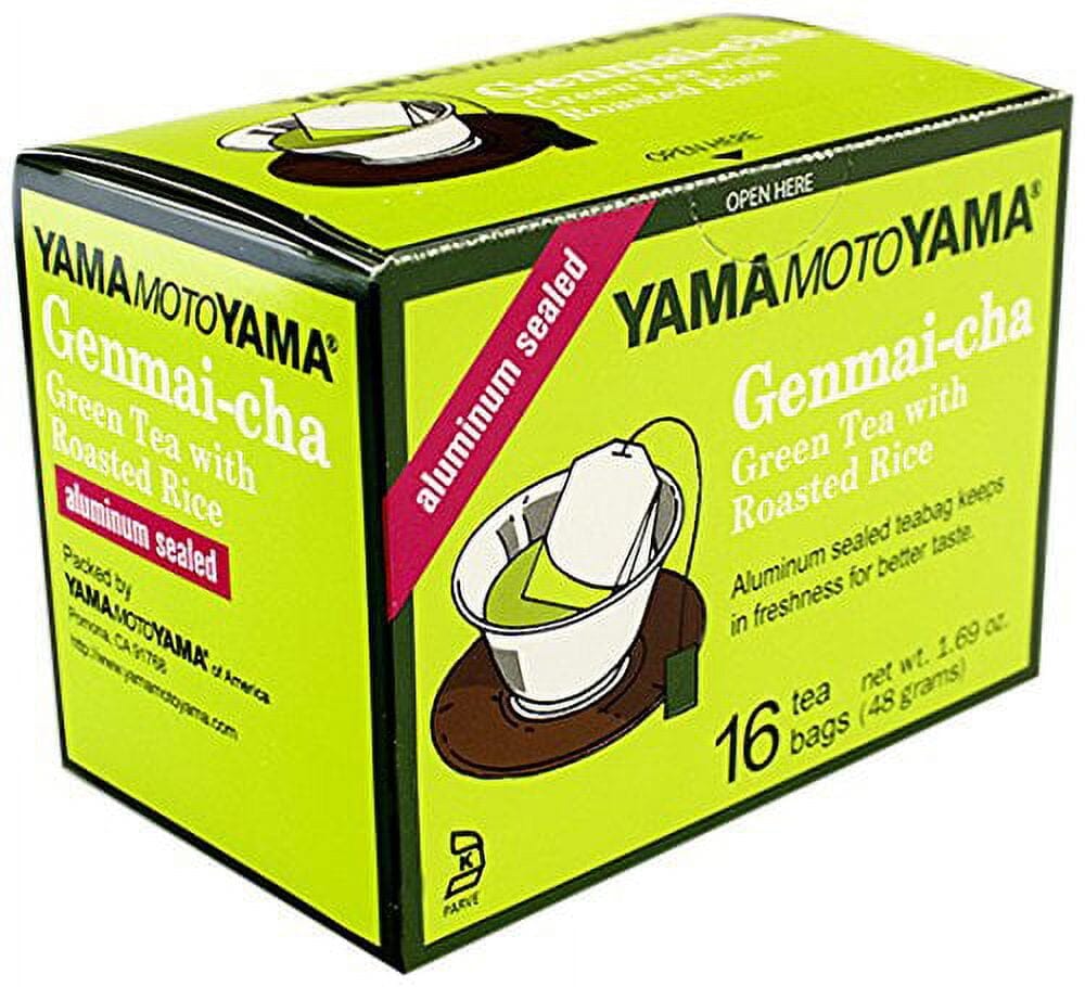 Yamamotoyama Green Tea with Roasted Brown Rice, 16 each