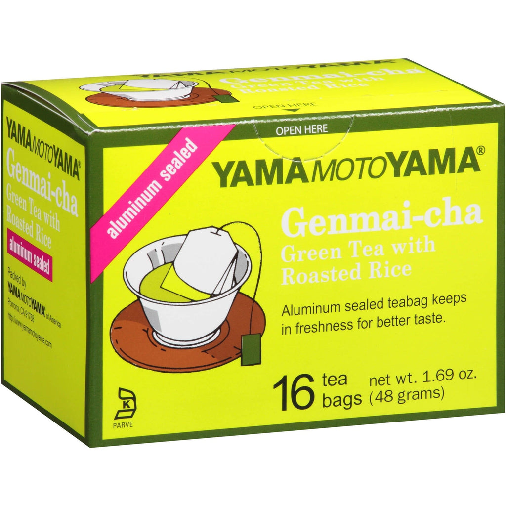 Yamamotoyama Green Tea with Roasted Brown Rice, 16 each
